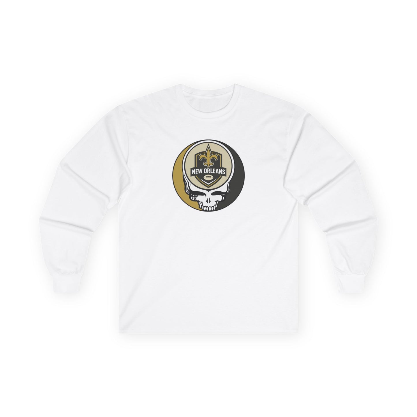 New Orleans Football Stealie Ultra Cotton Long Sleeve Tee