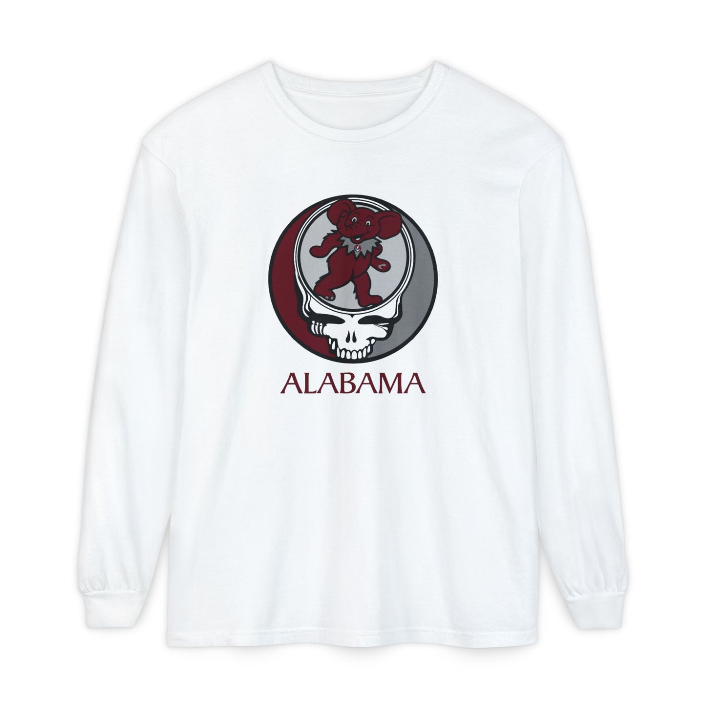 Alabama Stealie | University Collection Garment-Dyed Long Sleeve T-Shirt