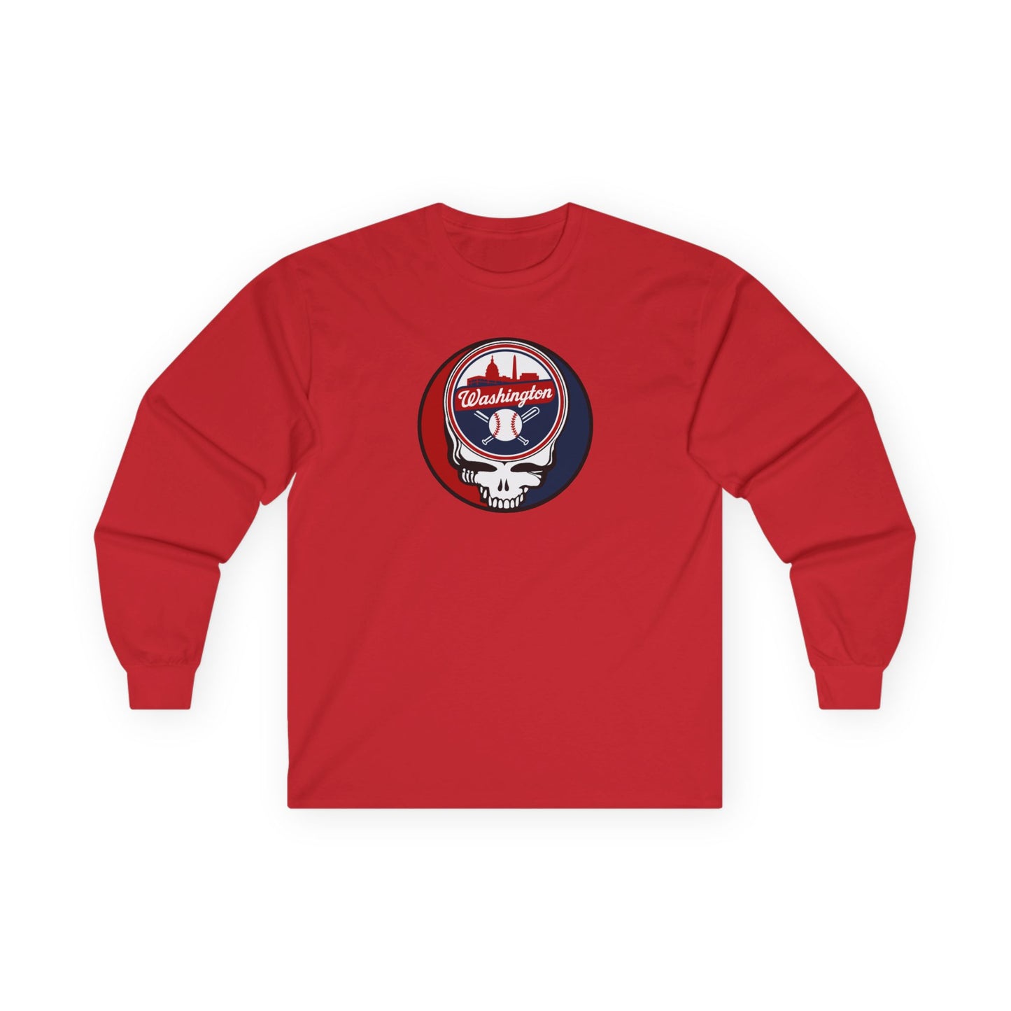 Washington Nationals Grateful Dead Long Sleeve Tee - MLB