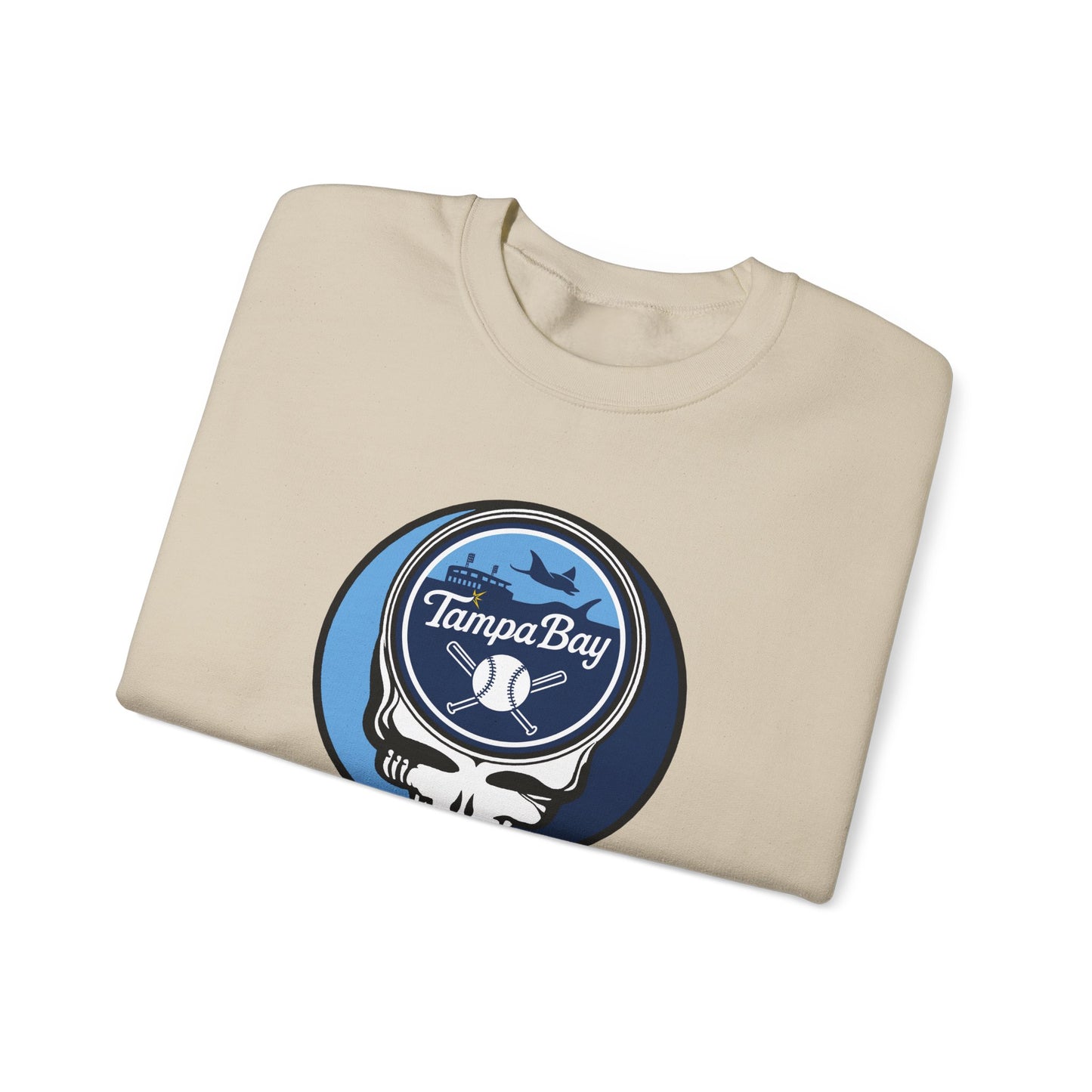 Tampa Bay Rays Stealie Grateful Dead Crewneck Sweatshirt - MLB