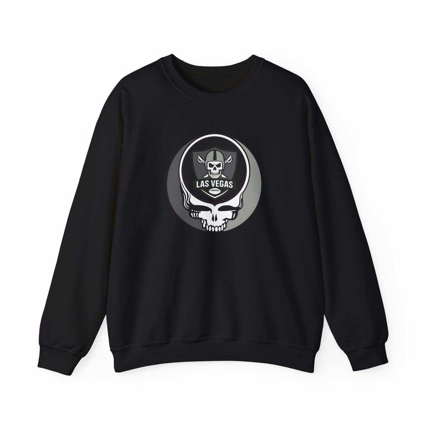 Las Vegas Football Grateful Dead Stealie Crewneck Sweatshirt - NFL