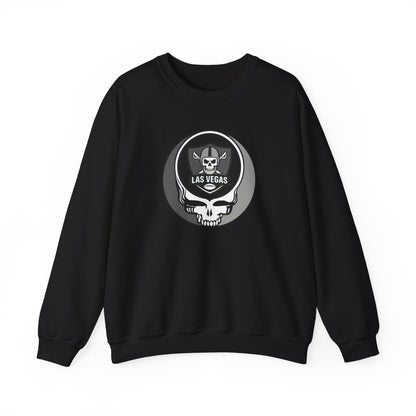 Las Vegas Football Grateful Dead Stealie Crewneck Sweatshirt - NFL