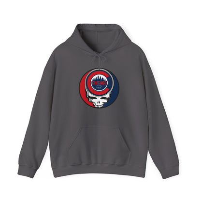 Chicago Cubs Grateful Dead Unisex Heavy Blend Hoodie - Hooded Sweatshirt