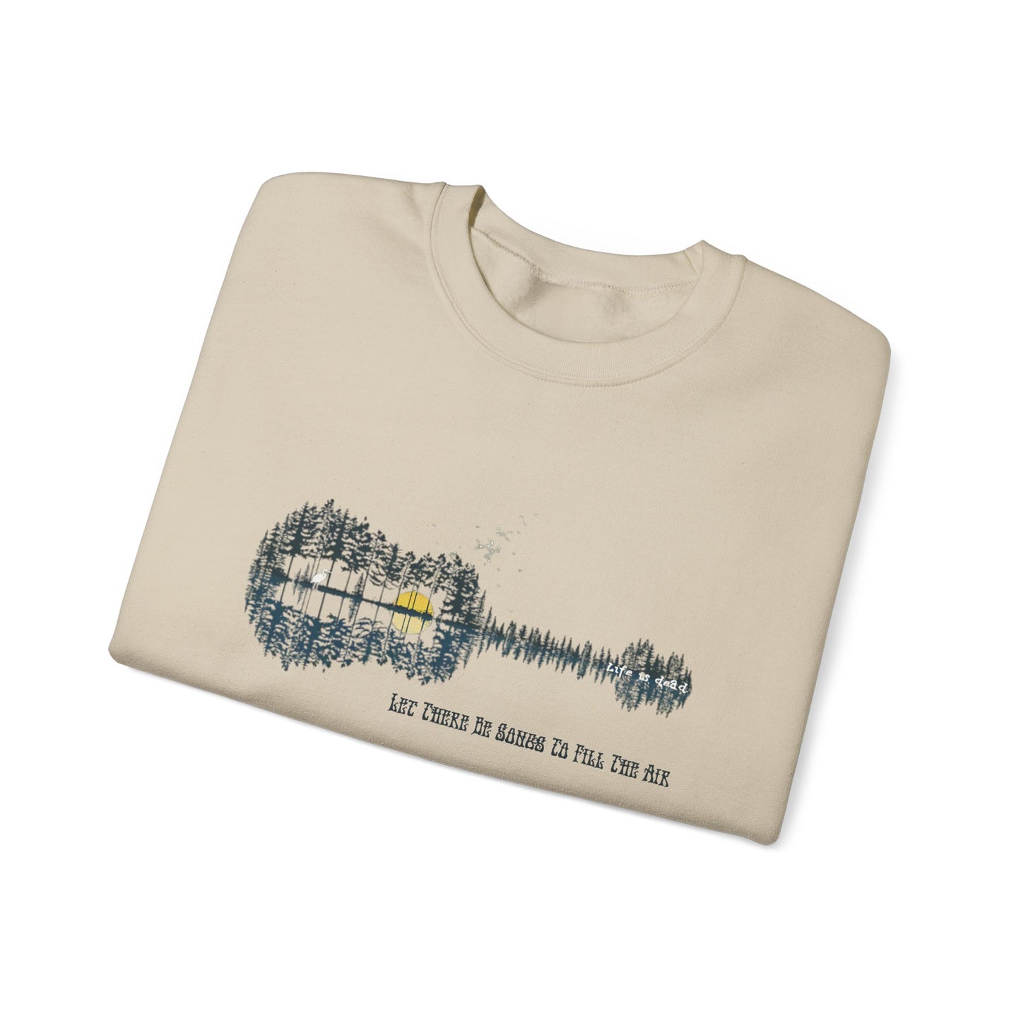 Life is dead. Ripple Crewneck Sweatshirt