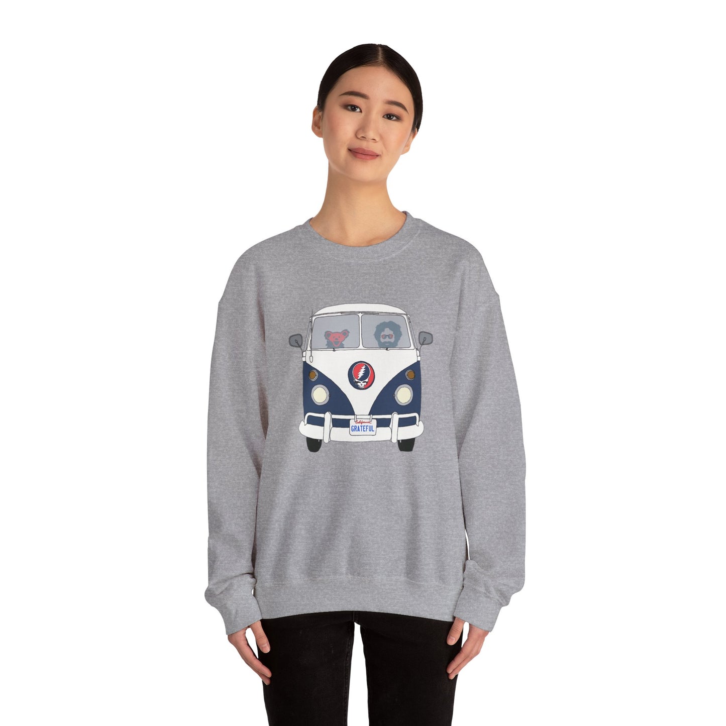 Jerry's Takin' The Bus Life is dead. Crewneck Sweatshirt