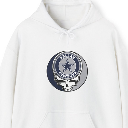 Dallas Football Grateful Dead Hoodie - NFL Fan Apparel