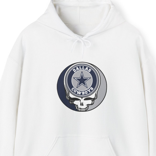 Dallas Football Grateful Dead Hoodie - NFL Fan Apparel