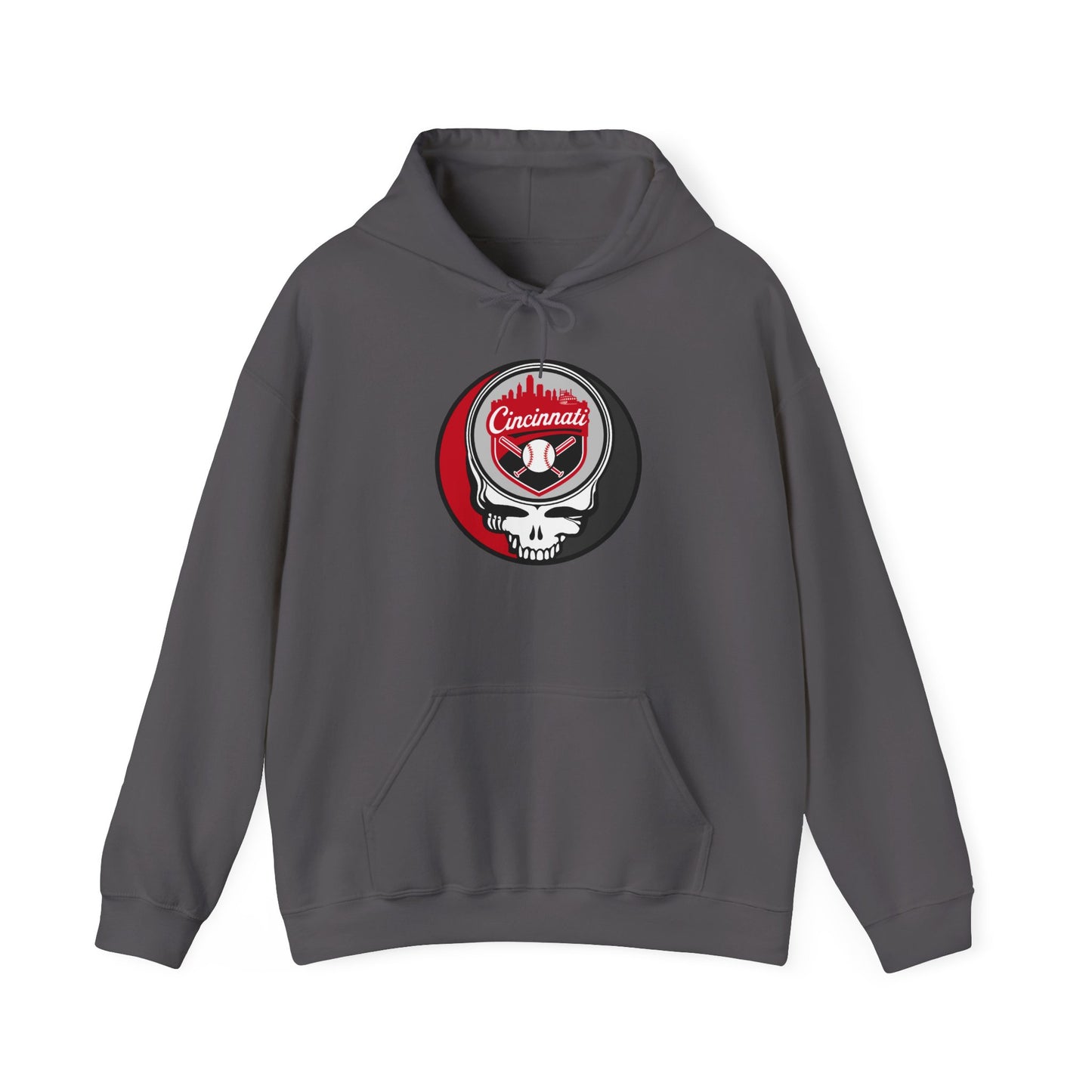 Cincinnati Reds Grateful Dead Unisex Heavy Blend Hoodie - Hooded Sweatshirt
