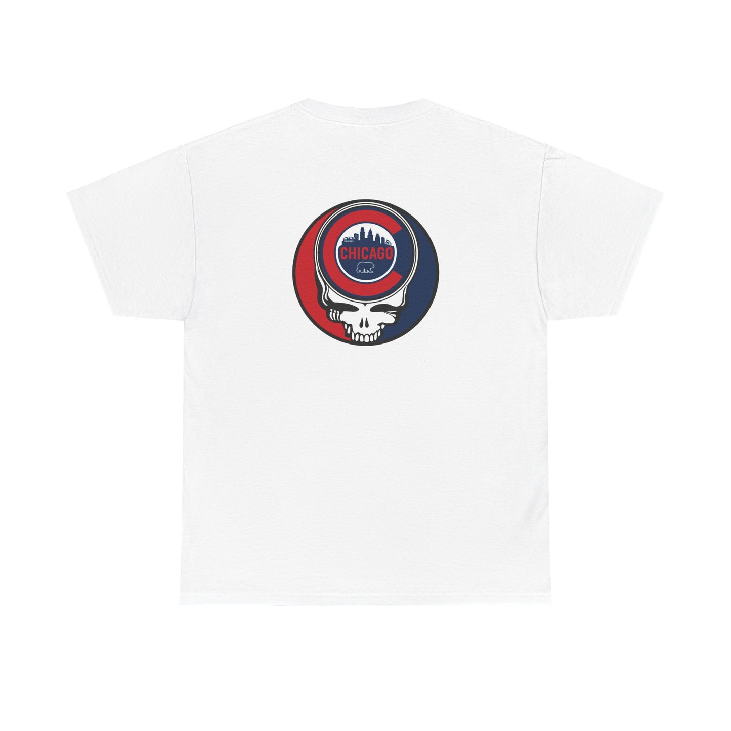 Chicago Cubs Two-Sided Grateful Dead Steal Your Face T-Shirt - MLB