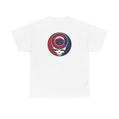 Chicago Cubs Two-Sided Grateful Dead Steal Your Face T-Shirt - MLB