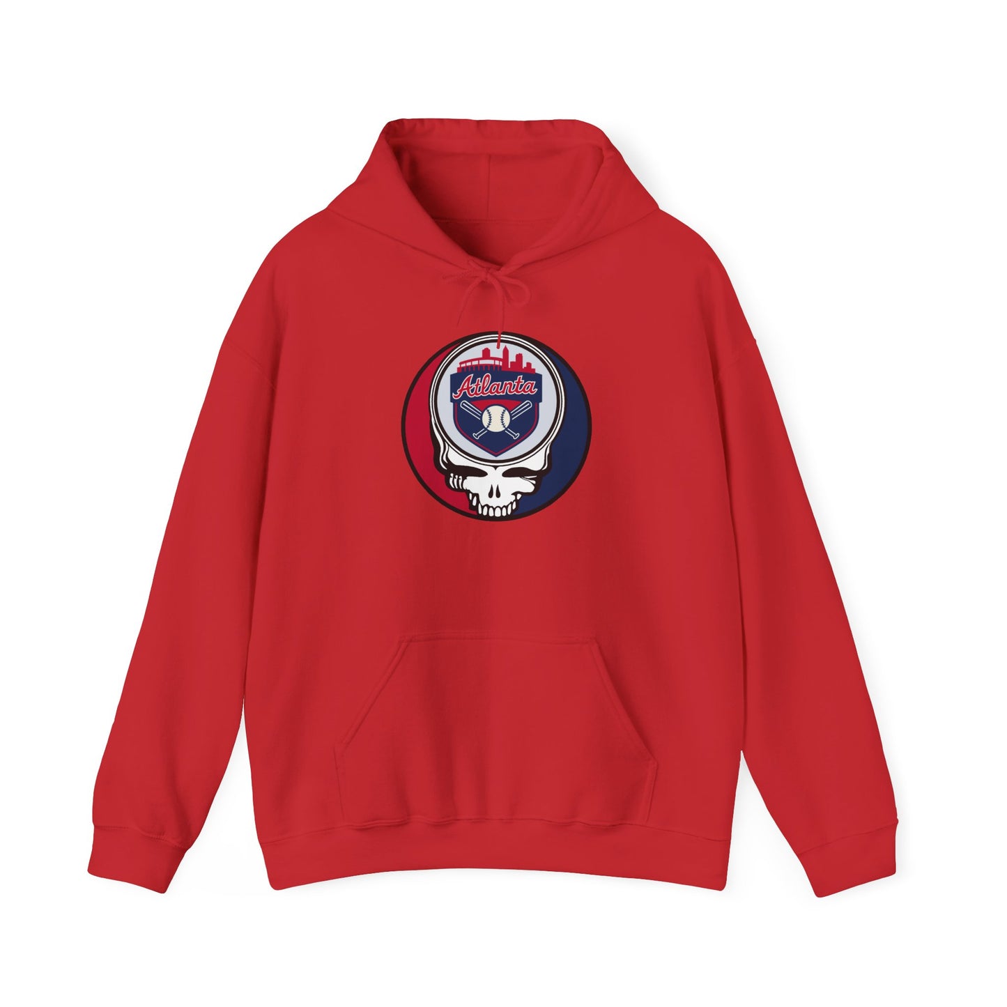 Atlanta Braves Grateful Dead Unisex Heavy Blend Hoodie - Hooded Sweatshirt