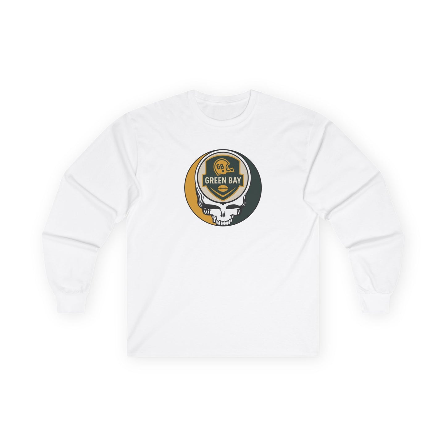 Green Bay Football Stealie Ultra Cotton Long Sleeve Tee