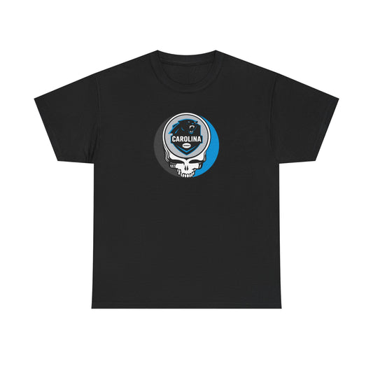 Carolina Panthers Grateful Dead Steal Your Face T-Shirt - NFL