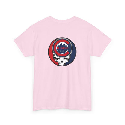 Chicago Cubs Two-Sided Grateful Dead Steal Your Face T-Shirt - MLB