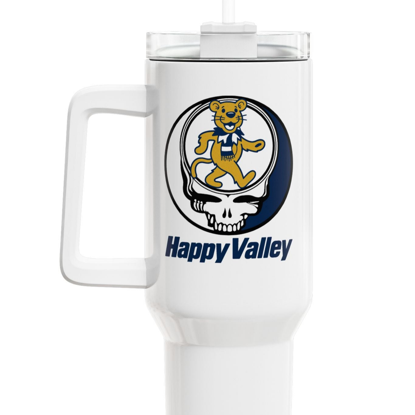 Happy Valley Stealie | University Collection "Fat Man" Tumbler,  Double Insulated 40oz Travel Mug