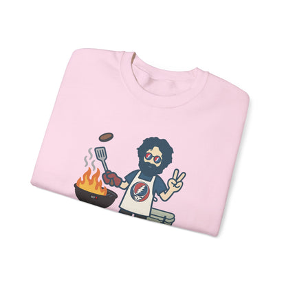Grillin' Jerry | Life is dead. Crewneck Sweatshirt