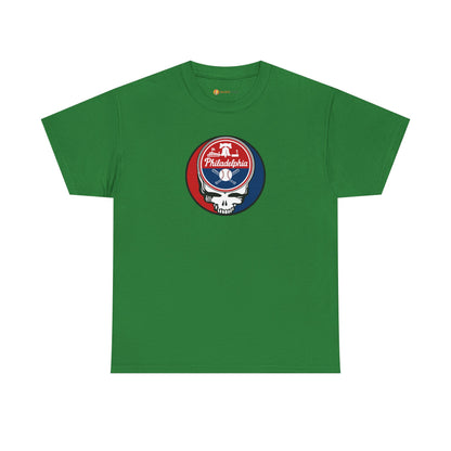 Philadelphia Phillies Grateful Dead Steal Your Face T-Shirt - MLB