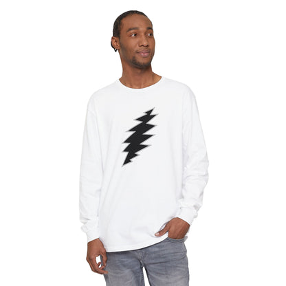 Black Bolt Garment-Dyed Long Sleeve T-Shirt