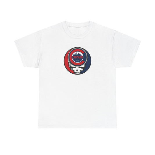 Chicago Cubs Grateful Dead Steal Your Face T-Shirt - MLB