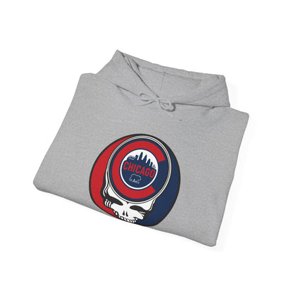 Chicago Cubs Grateful Dead Unisex Heavy Blend Hoodie - Hooded Sweatshirt