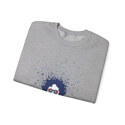 Jerry's Bursting With Music | Life is dead. Crewneck Sweatshirt