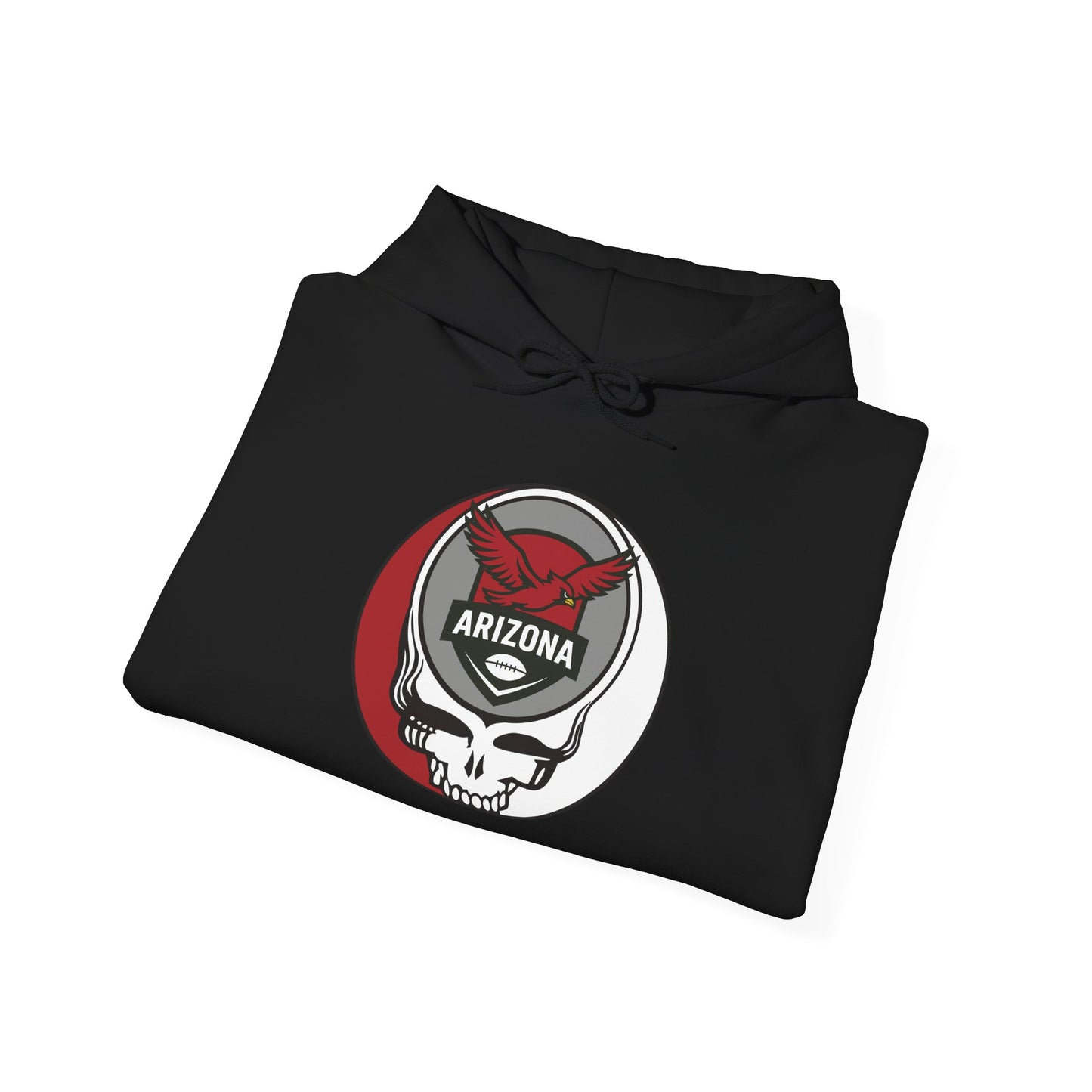 Arizona Cardinals Stealie Grateful Dead Hooded Sweatshirt - NFL