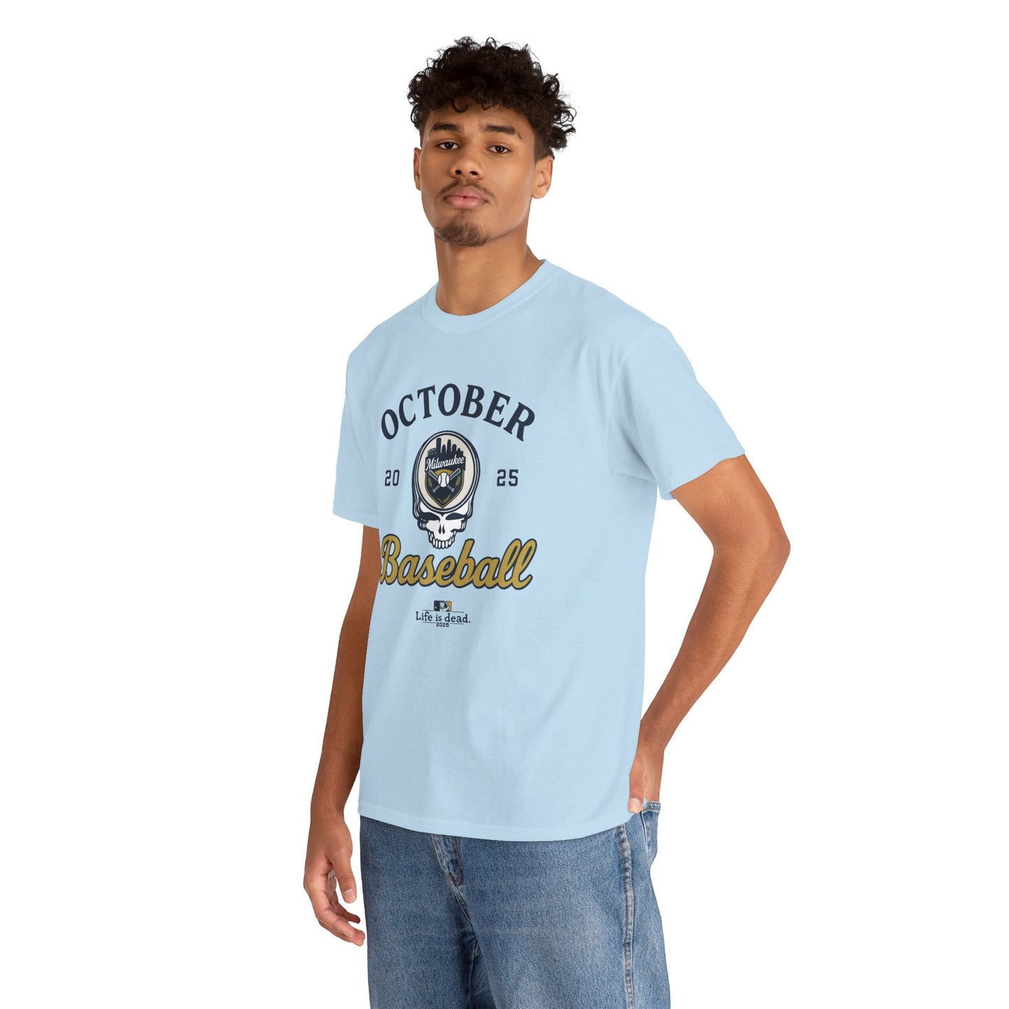 Milwaukee Brewers Playoffs 2025 Stealie Grateful Dead Tshirt