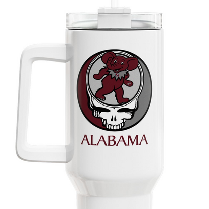 Alabama Stealie | University Collection "Fat Man" Tumbler,  Double Insulated 40oz Travel Mug