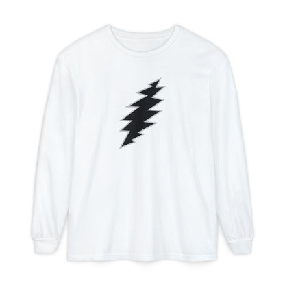Black Bolt Garment-Dyed Long Sleeve T-Shirt
