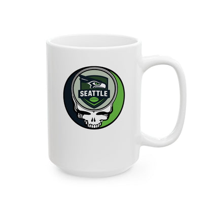 Seattle Football Stealie Ceramic Coffee Mug - 15ounce - NFL