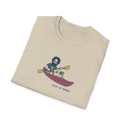 Kayakin' Jerry - Life is dead. Grateful Dead TShirt