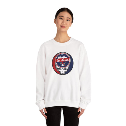 St. Louis Cardinals Stealie Grateful Dead Crewneck Sweatshirt - MLB
