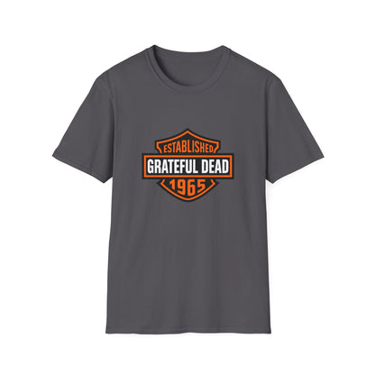 Harley Style Grateful Dead Logo Biker Tee