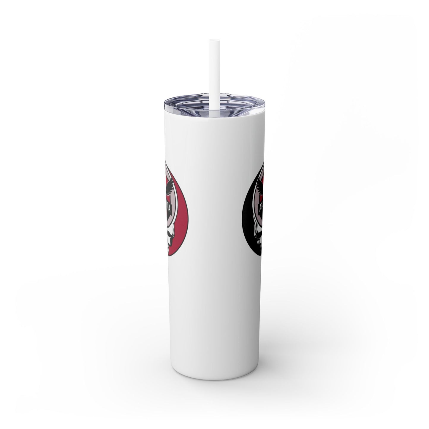 Atlanta Football Stealie Skinny Tumbler with Straw, 20oz - NFL