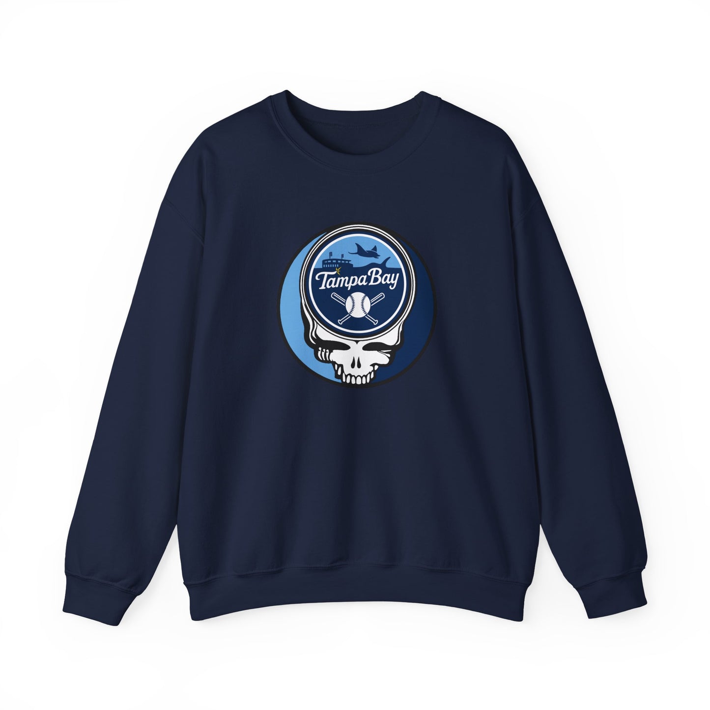Tampa Bay Rays Stealie Grateful Dead Crewneck Sweatshirt - MLB