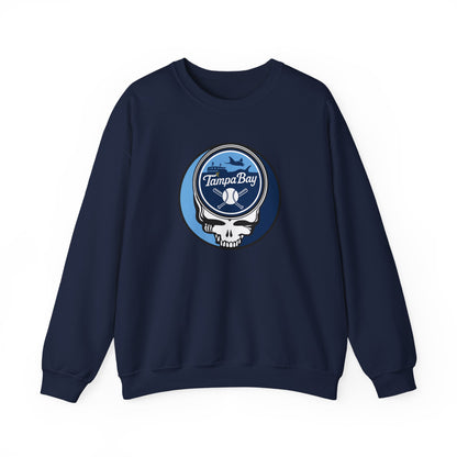 Tampa Bay Rays Stealie Grateful Dead Crewneck Sweatshirt - MLB