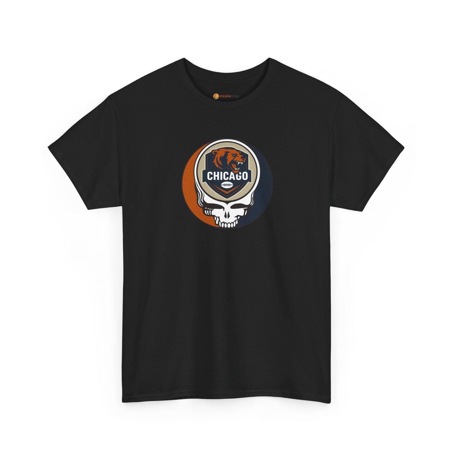 Chicago Football Stealie Grateful Dead Steal Your Face T-Shirt - NFL