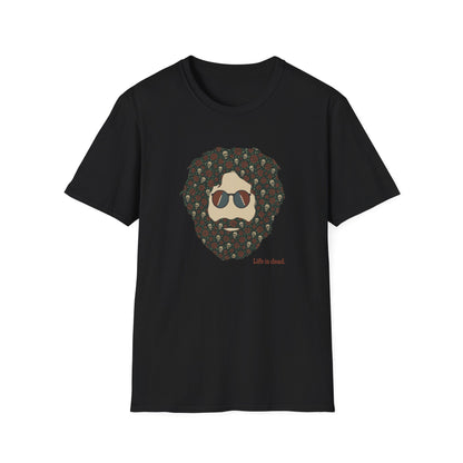 Skull & Roses Jerry Life is dead. T-Shirt