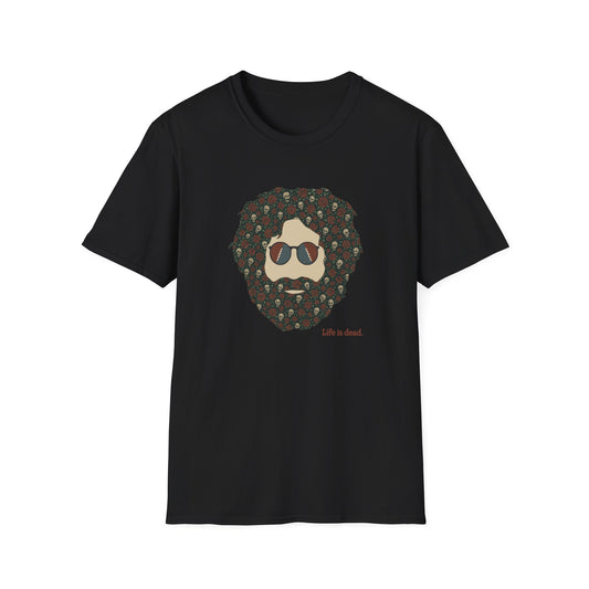 Skull & Roses Jerry Life is dead. T-Shirt