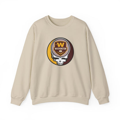 Washington Football Grateful Dead Stealie Crewneck Sweatshirt - NFL