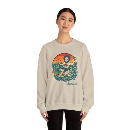 Waterskiin' Jerry Life is dead. Crewneck Sweatshirt