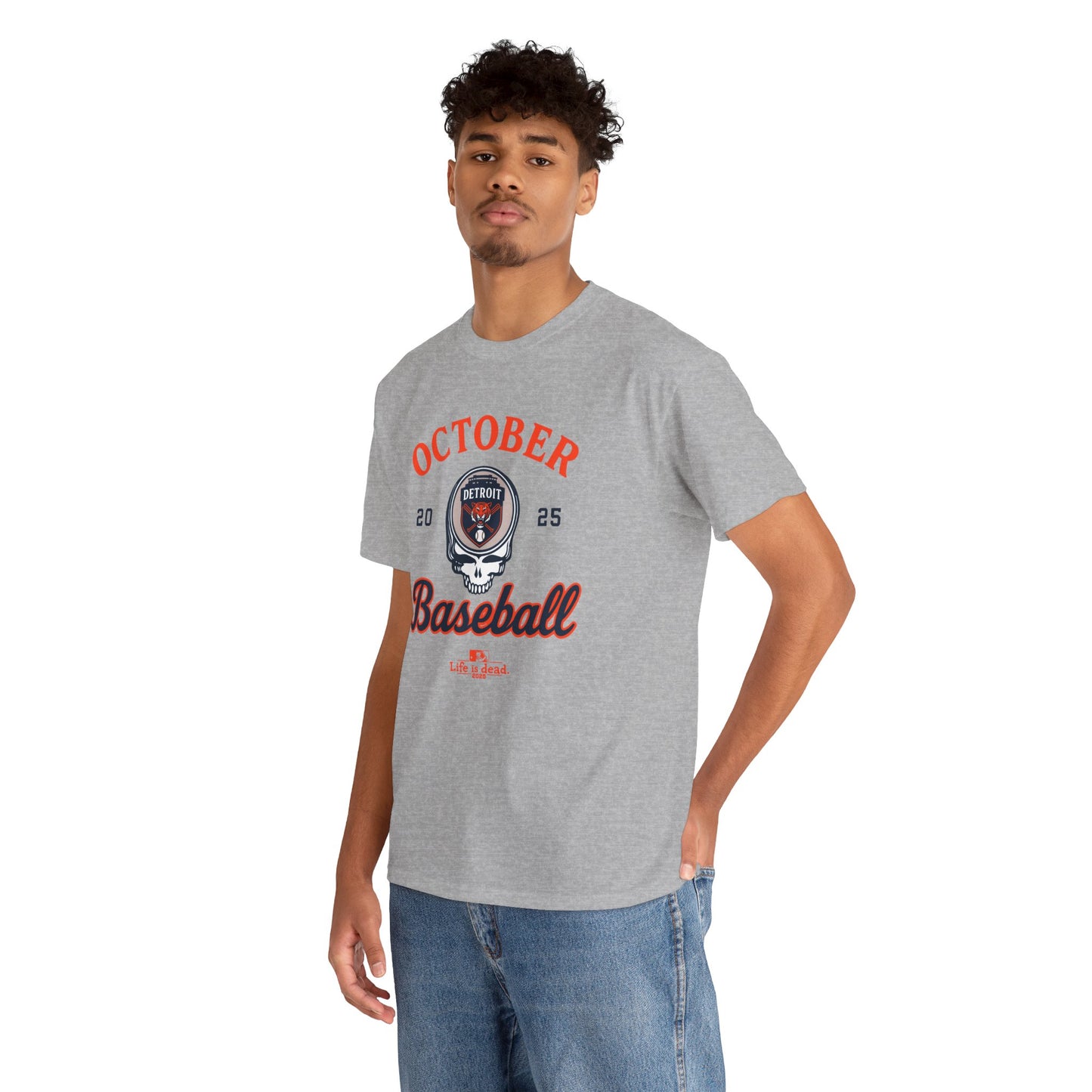 Detroit Tigers Playoffs 2025 Stealie Grateful Dead Tshirt