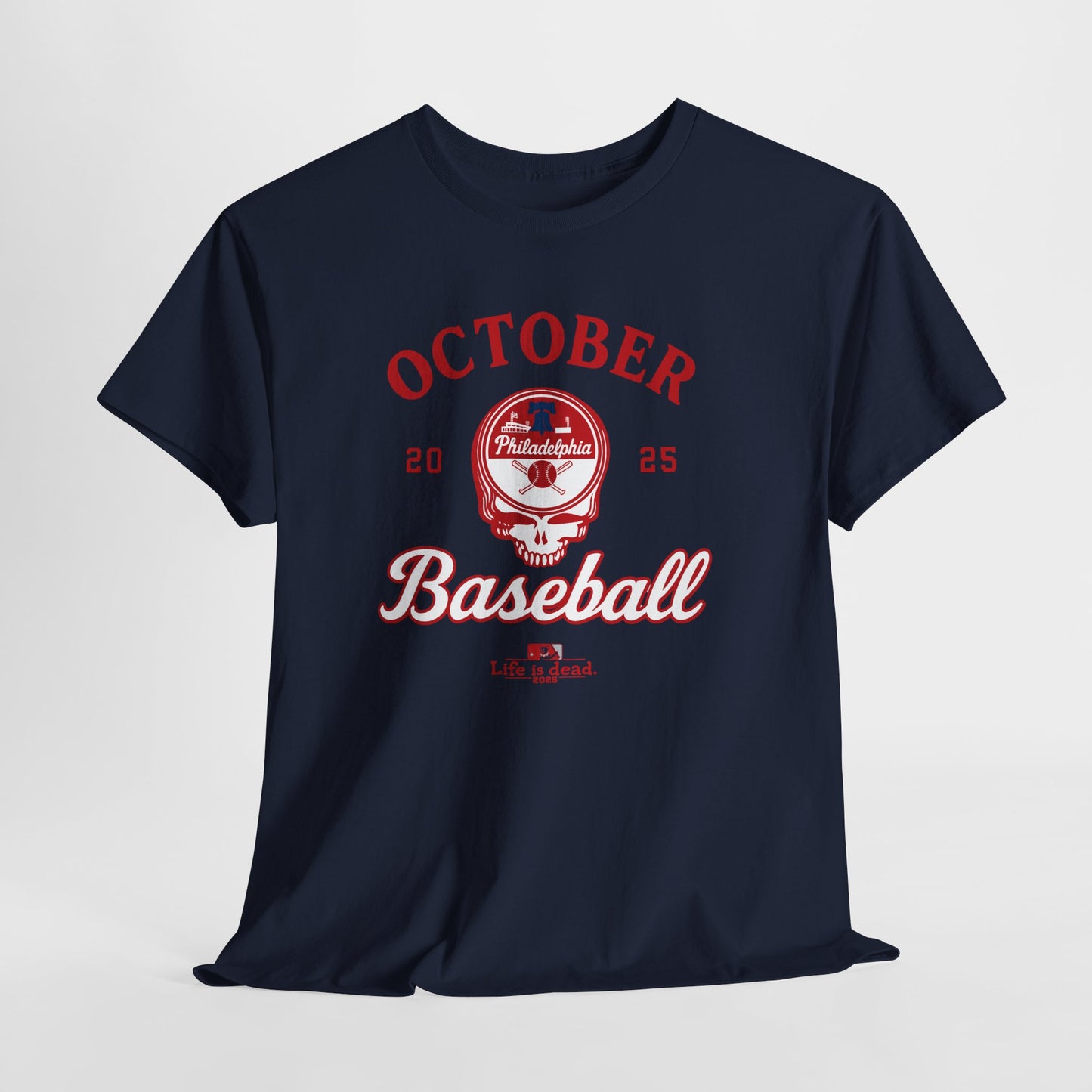 Philadelphia Phillies Playoffs 2025 Stealie Grateful Dead Tshirt
