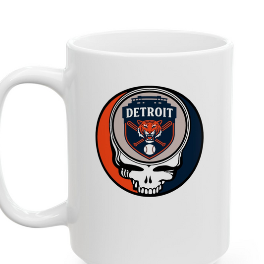 Detroit Tigers Stealie Ceramic Mug - MLB