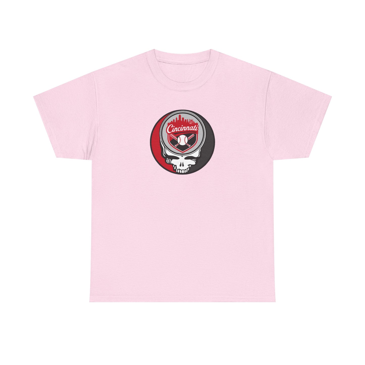 Cincinnati Reds Grateful Dead Steal Your Face T-Shirt - MLB