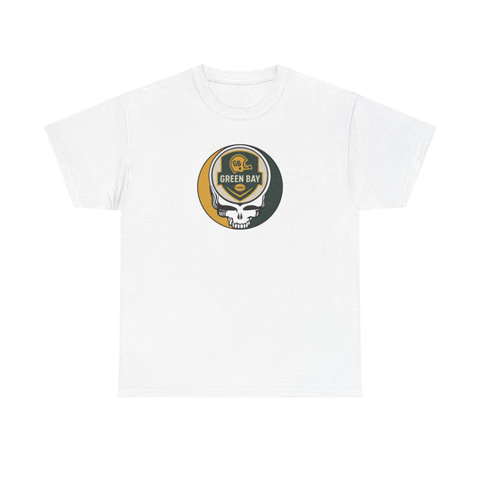 Green Bay Packers Stealie Grateful Dead Steal Your Face T-Shirt - NFL