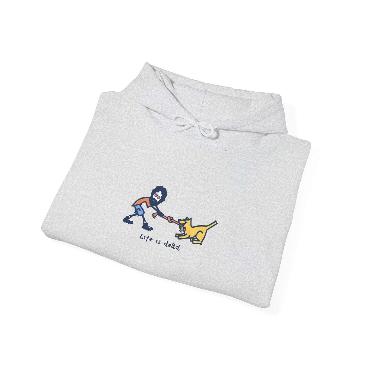 Life is dead. Jerry and His Best Friend Grateful Dead Unisex Hoodie