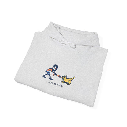 Life is dead. Jerry and His Best Friend Grateful Dead Unisex Hoodie