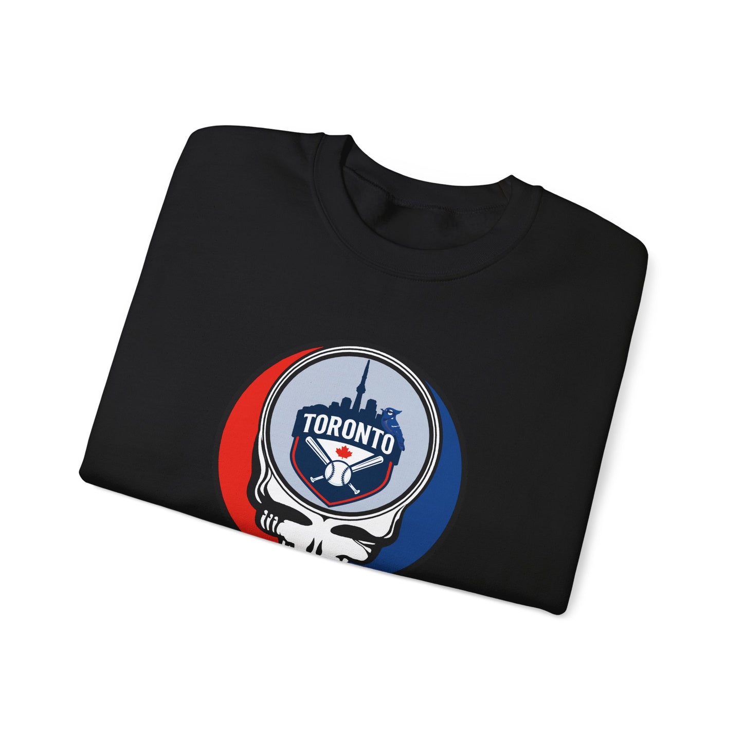 Toronto Blue Jays Stealie Grateful Dead Crewneck Sweatshirt - MLB