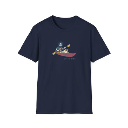 Kayakin' Jerry - Life is dead. Grateful Dead TShirt